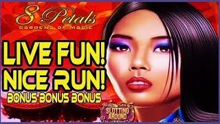 8 Petals Gardens of Magic Slot Win! Live Play Fun Bonuses Great Win