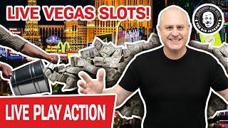 • Tune in for LIVE VEGAS SLOT ACTION • Massive Jackpots!