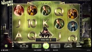 The Invisible Man slot by NetEnt - Gameplay