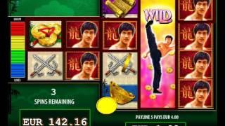 Bruce Lee Slot (WMS)  - Freespins Feature - Big Win