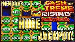 NEW SLOT ⋆ Slots ⋆️Ca$h Extreme Rising Twin Tigers HIGH LIMIT HUGE HANDPAY JACKPOT $60 Bonus Round Casino