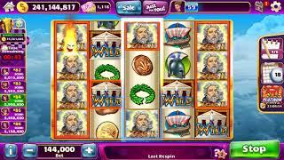 ZEUS II Video Slot Casino Game with a SUPER SPIN BONU
