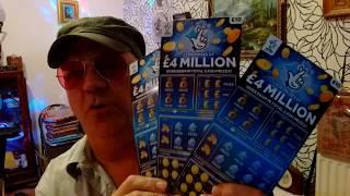 Wow!..We have got the NEW 4 Million(10 pound) Scratchcards and the NEW JEWEL SMASH Cards