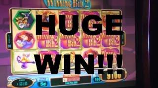 HUGE WIN!!! LIVE PLAY and Bonuses on Winning Bid II Slot Machine