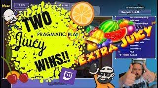 Two Juicy Wins From Extra Juicy Slot!!