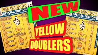 NEW "£250,000 YELLOW  DOUBLERS...RED HOT 7s..WIN ALL..CASHWORD BONUS..HOT £50..£100K A YEAR