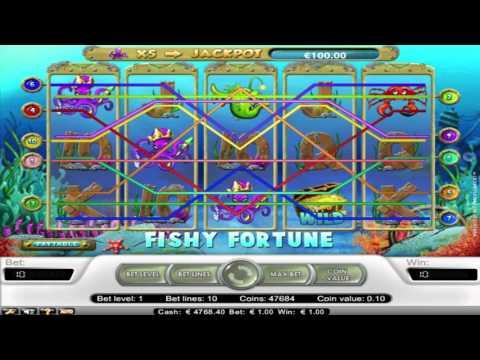 Free Fishy Fortune slot machine by NetEnt gameplay ★ SlotsUp