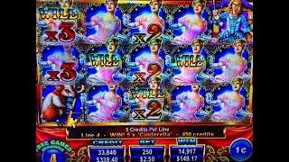 BIG WIN LIVE•Cosmopolitan Part 5/5 in Las vegas. Cinderella Slot Bet$2.50 Willy Wonka Slot WMS
