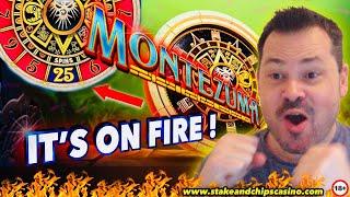 When Slots go mad and pay ! - MONTEZUMA ★ Slots ★️ Casino win