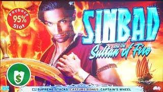 •️ NEW -  Sinbad and the Sultan of Fire slot machine, bonus