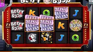BETTY BOOP Video Slot Casino Game with a FREE SPIN AND WHEEL BONUS