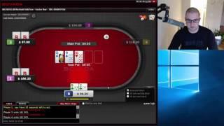 Bovada 100NL 6max Texas Holdem Poker One Table, Only Action Hands #2