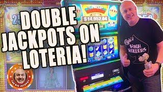 •MY 1st TIME DOUBLE JACKPOT$ •The New Lock It Link Loteria Slot •