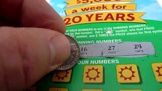 $5,000 a Week for 20 Years - Looking for "The Good Life" - Illinois Instant Lottery Ticket