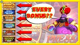 Genie Jackpots Wishmaker BONUS CHALLENGE ⋆ Slots ⋆ Can I get EVERY Bonus??!