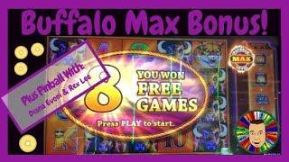 •Buffalo Max & Pinball Slot Machine Wins•