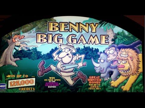 Benny Big Game / Coyote Moon: Triple JACKPOT / HANDPAY - Live play - Free spin Bonus - Bush Picks