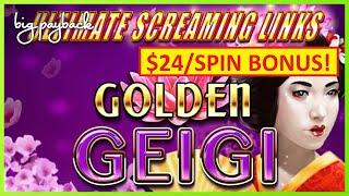 $24/SPIN BONUS!! On Ultimate Screaming Links Slots!