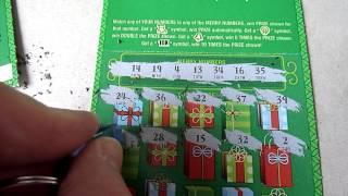 Merry Millionaire - Playing 30 tickets - 10 days of winners - video # 4.1 see next video for winner