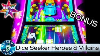 ⋆ Slots ⋆️ New - Dice Seeker Heroes & Villains Slot Machine Bonus