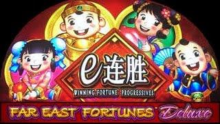 Side by Side - Far East Fortunes Deluxe - Bonus Round and Progressive Win