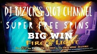 Fire Light Slot Machine ~ WONDER 4 ~ Super FREE Spin Bonus! ~ BIG WIN! • DJ BIZICK'S SLOT CHANNEL