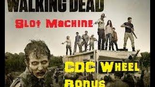 The NEW Walking Dead Slot Machine CDC Wheel Bonus