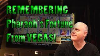 Remembering The HUGE Pharaoh's Fortune WIN from Vegas!