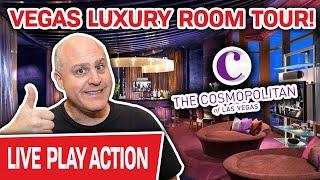 ⋆ Slots ⋆ CRAZY Las Vegas Luxury ⋆ Slots ⋆ LIVE Penthouse Room Tour at Cosmopolitan BEFORE THE SLOTS