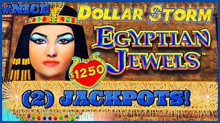 ★ Slots ★️Dollar Storm Ninja Moon & Egyptian Jewels (2) HANDPAY JACKPOTS★ Slots ★️HIGH LIMIT $25 Bon