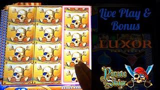 ( Sponsored Video) Live Play & Bonuses WMS - Pirate Ship ⋆ Slots ⋆ ⋆ Slots ⋆ @ Luxor,  LV 2160p