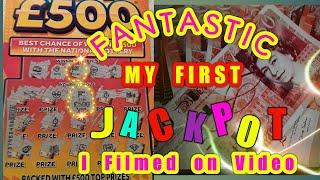 •It's a £500,00 Jackpot.•..Scratchcard game..•Wow!....•Night time classic
