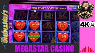 1st Trip NEW MegaStar Casino! Lightning Link Heart Throb MAJOR CHASE FINALE