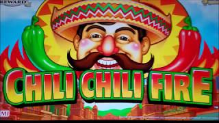Chili Chili Fire Slot Machine  Bonus  $6 Bet Live Play •  !!!! Konami Slot