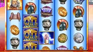 ZEUS II Video Slot Casino Game with a FREE SPIN BONUS