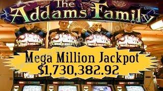 •Jackpot $1.7 Million! Addams Family, Halloween Slot! High Stakes Vegas Casino Video Slots Handpay •