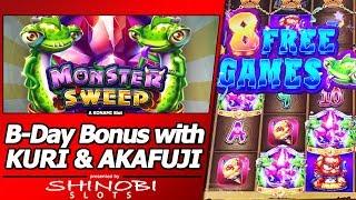 Monster Sweep Slot - Birthday Bonus with KURI and AKAFUJI