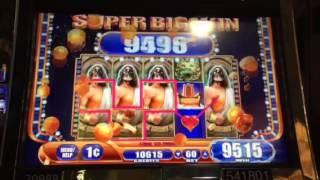 Kronos Slot Machine 230X Line Hit Paris Casino Las Vegas