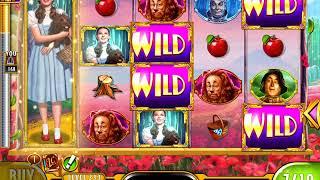 WIZARD OF OZ: BECAUSE BECAUSE BECAUSE Video Slot Game with "EPIC WIN" FREE SPIN BONUS