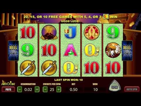 Free Pompeii slot machine by Aristocrat gameplay ★ SlotsUp