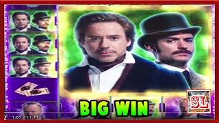 ** NEW GAME ** BIG WIN ** Sherlock Holmes n Others ** SLOT LOVER **