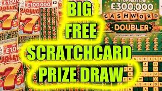 SCRATCHCARDS...DRAW....ITS THE FINAL GAME...VIEWERS CAN WIN