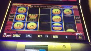 Lightning Link Big Win! Slot machine, $250 Minor Jackpot!