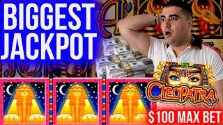 Cleopatra 2 Slot Machine MASSIVE HANDPAY JACKPOT | My BIGGEST WIN Of 2021 On Cleo