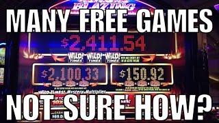 • Blazing 7's Wild Times • Live Play/Slot Play • Free Games • Contest Info. •