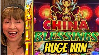 I'M SO EXCITED! HUGE WIN ON NEW GAME CHINA BLESSINGS-THE VAULT