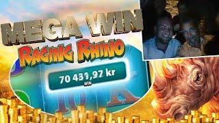 Raging Rhino big win on HUGE bet