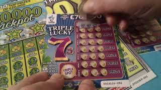 BIG Scratchcard game starts..20x Cash..New Triple Lucky 7's..£20,000 Green..MONOPOLY..LOTTO..