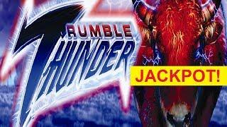 JACKPOT HANDPAY! Rumble Thunder Slot - AWESOME Session, SUPER SWEET!