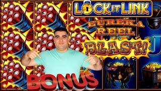 High Limit Lock It Link Eureka Slot Machine Bonus | SE-1 | EP-19